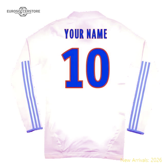 Marseille 2011-12 Player Spec Long Sleeve Home Shirt ((Excellent) L) (Your Name)-PitchVibe Kits